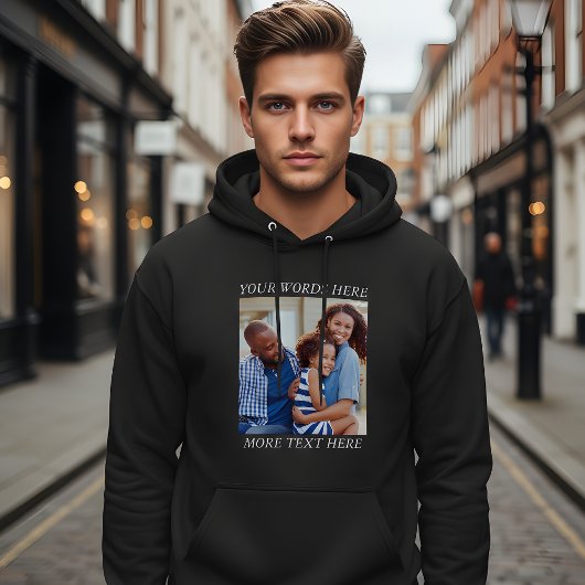 Custom Picture T-Shirt with Editable Text