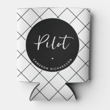 Custom Pilot Aviation School Afstuderen Elegant