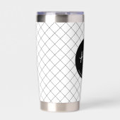 Custom Pilot Aviation School Afstuderen Elegant Geïsoleerde Drinkbeker (Voorkant)