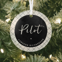 Custom Pilot Aviation School Afstuderen Elegant