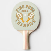 Custom Ping Pong Champion Paddle for Champions Tafeltennisbatje (Voorkant)