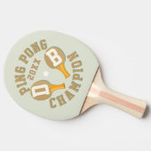 Custom Ping Pong Champion Paddle for Champions Tafeltennisbatje (Zijkant)