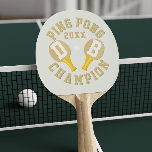 Custom Ping Pong Champion Paddle for Champions Tafeltennisbatje