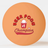 Custom Ping Pong Official League Ball (Voorkant)