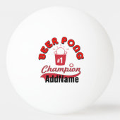 Custom Ping Pong Official League Ball (Achterkant)