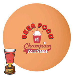 Custom Ping Pong Official League Ball