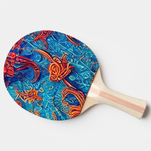 Custom Ping Pong Paddle Tafeltennisbatje (Zijkant)