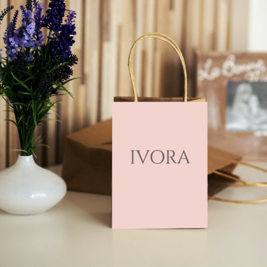 custom Pink Allure Chic Blush Feminine Style Medium Cadeauzakje