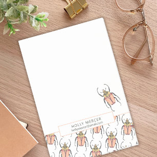 Custom Pink Beetles Mom Contactgegevens Post-it® Notes