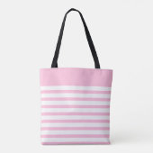 Custom Pink Coquette Monogram (B) Tote Bag (Achterkant)