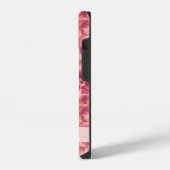 Custom Pink Floral Coquette iPhone Hoesje (Linkerkant)