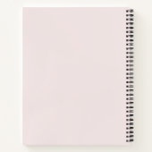 Custom Pink Notitieboek Journal voor sterke vrouwe (Achterkant)