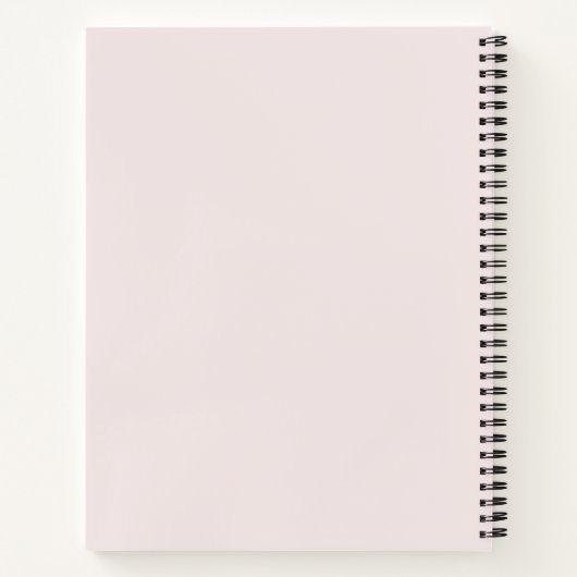 Custom Pink Notitieboek Journal voor sterke vrouwe (Achterkant)