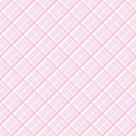 Custom Pink Plaid iPhone Case Elegant Phone Cover