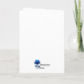 Custom Pink Princess Happy Birthday Kaart (Achterkant)