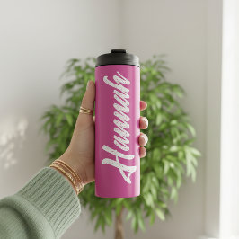 Custom Pink Tumbler for Mom, Grandma, and Friends Thermosbeker