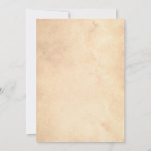 Custom Pirate Party Birthday Card Invitation  Kaart (Achterkant)