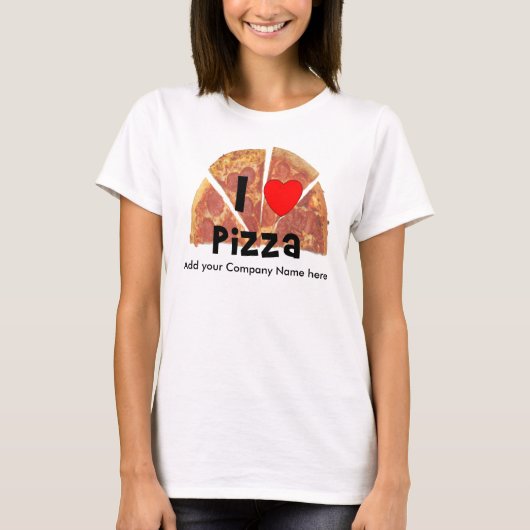 Custom Pizza Company Restaurant shirt (Voorkant)