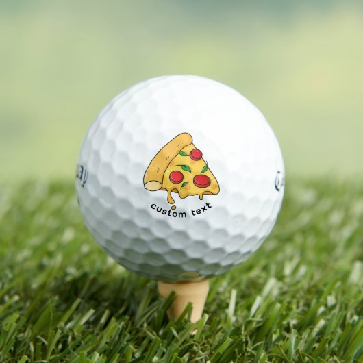 Custom Pizza Design Golf Ball Gift - Callaway  Golfballen (Insitu Shirt)