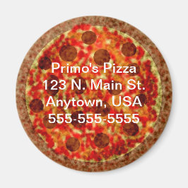 Custom Pizzeria Pizza Promotion Magnet