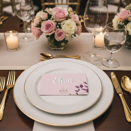Custom Place Cards Personalized Wedding Kaart