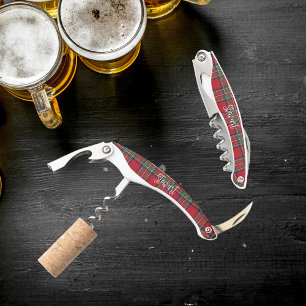 Custom Plaid Groomsman Clan Stewart Tartan Kurkentrekker