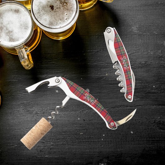 Custom Plaid Groomsman Clan Stewart Tartan Kurkentrekker