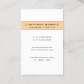 Custom Plain Appointment Reminder Template Afsprakenkaartje (Achterkant)