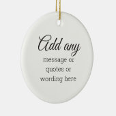 CUSTOM Plain Elegant White Keramisch Ornament (Rechts)