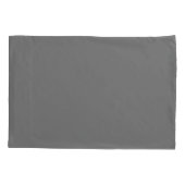 Custom Plaisir De Dormir in Grey Pillowcase Kussensloop (Achterkant)