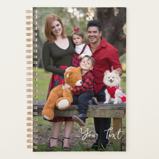 Custom Planner | Creëer Uw eigen fotoplanner (Voorkant)