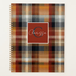 Custom Planner Gingham Pattern Style