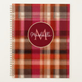 Custom Planner Gingham Pattern Style (Voorkant)