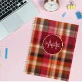 Custom Planner Gingham Pattern Style