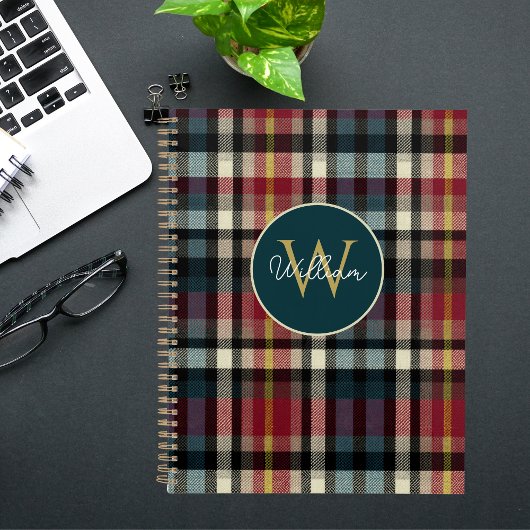 Custom Planner Gingham Pattern Style