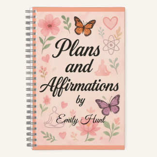 Custom Plans & Affirmations Notebook Gift Notitieboek
