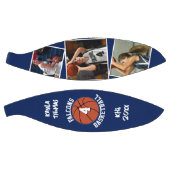 Custom Player Foto, Nummer en Team Navy Blauw Basketbal (Panelen)