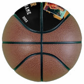 Custom Player's Name Number Team 2 Photo Basketbal (Rechts)