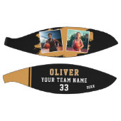 Custom Player's Name Number Team 2 Photo Basketbal (Panelen)