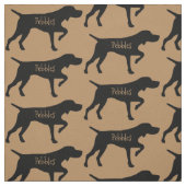 Custom Pointer Dog Fabric Stof (Swatch)