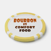 CUSTOM POKER CHIPS - BOURBON is Comfort Food (Enkel)