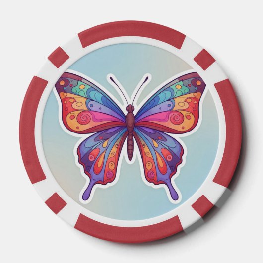 Custom Poker Chips Design – Levendig & Uniek Creat (Achterkant)