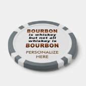 CUSTOM POKER CHIPS - Niet alle whisky is BOURBON! (Enkel)