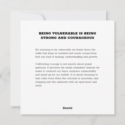 Custom Polaroid Style Photo Card for Boyfriend Feestdagenkaart (Achterkant)