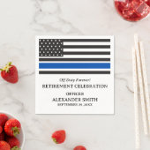 Custom Police Pensioen Partij Servet (Insitu)