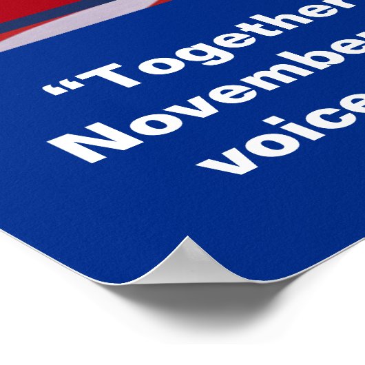 Custom Politics Campaign Template Poster (Hoek)