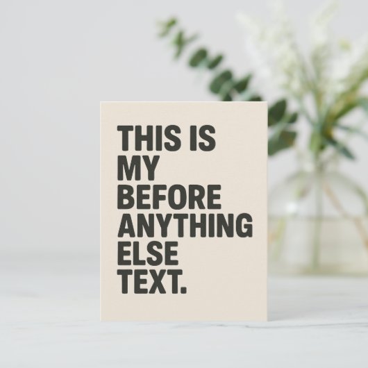 custom popsocket for phone grips of any size briefkaart (Staand voorkant)