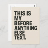 custom popsocket for phone grips of any size briefkaart (Voorkant / Achterkant)