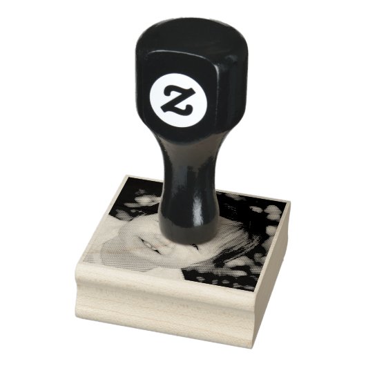 Custom Portrait Face photo Self-Inking Rubber  Rubberstempel (Stempel)