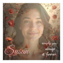 Custom Portrait for Her – Personalized Photo Gift